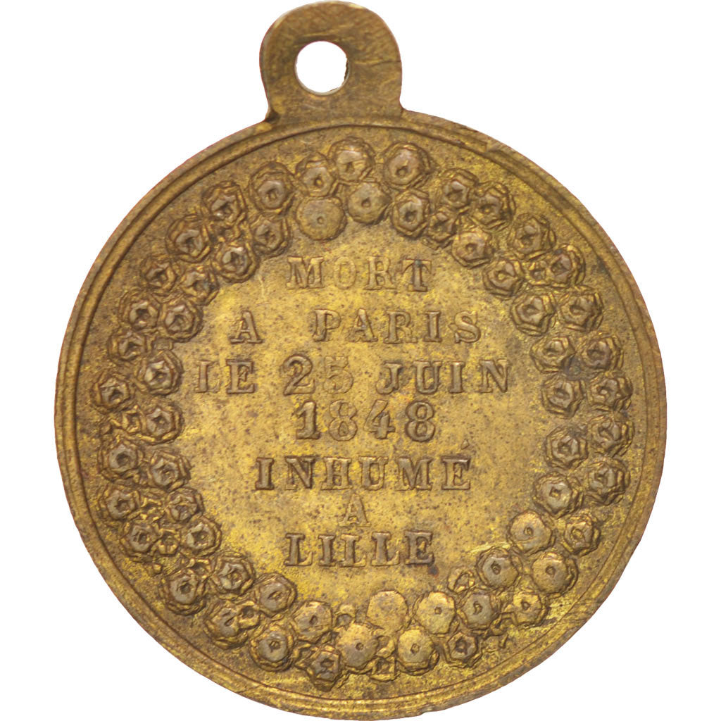 France, Medal, French Second Republic, 1848, EF(40-45), Copper