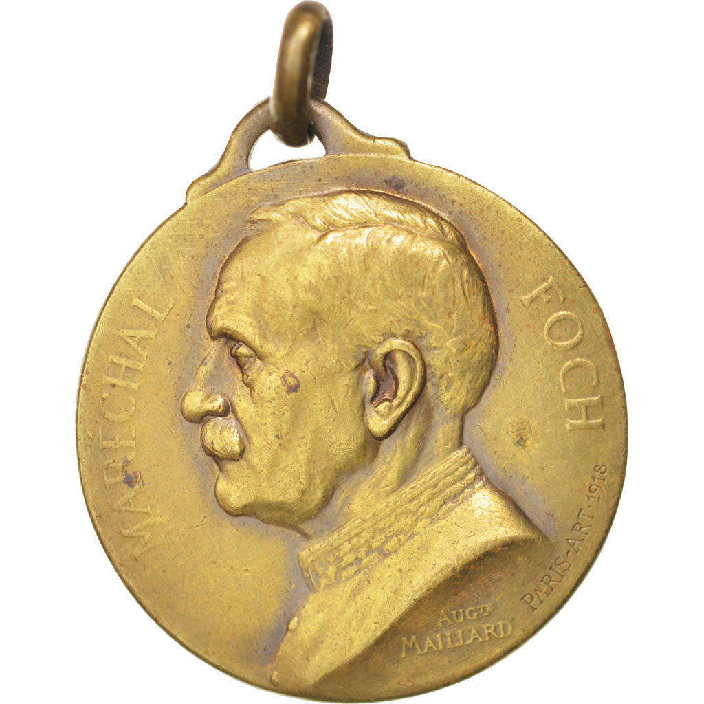 France, Medal, French Third Republic, 1918, TTB+, Bronze