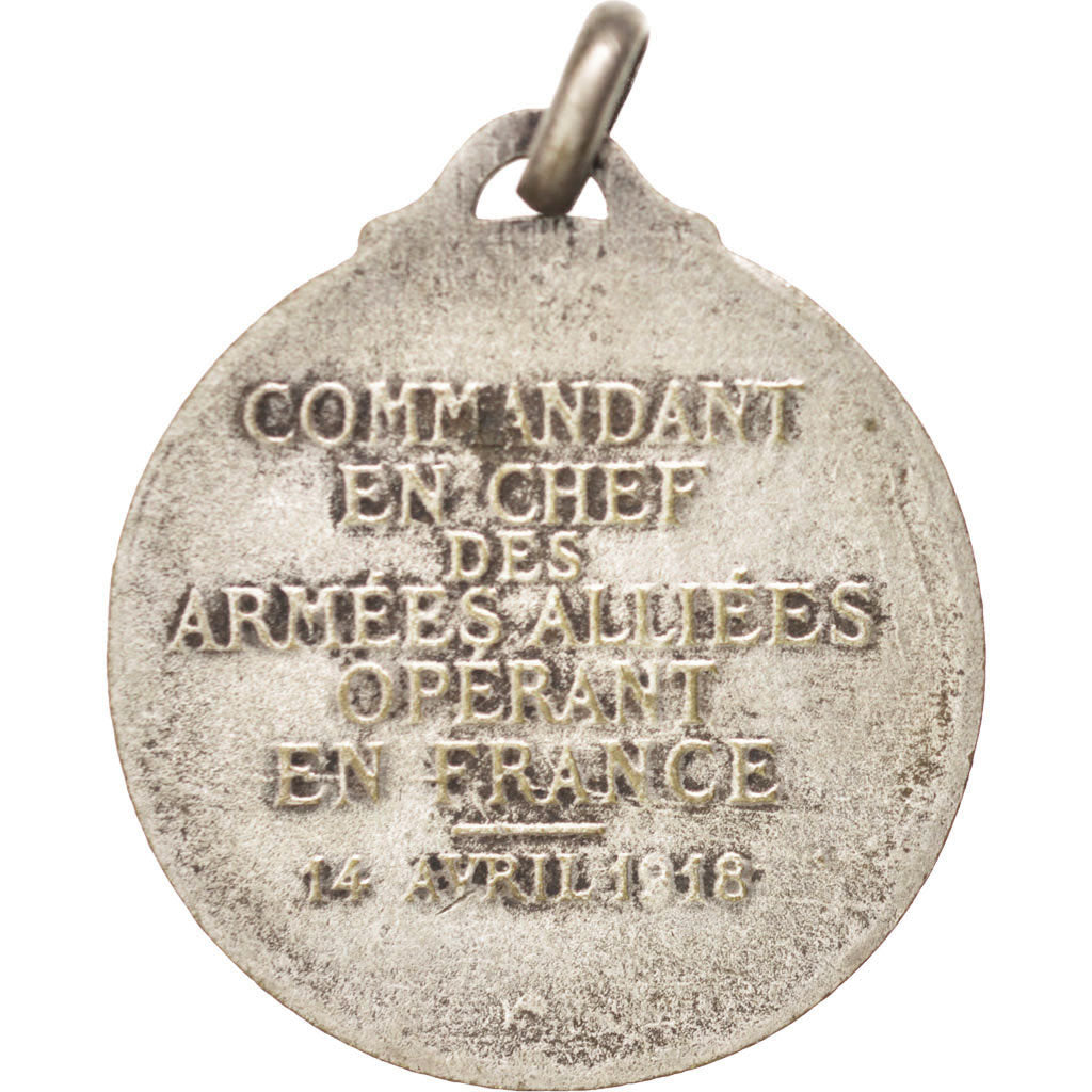 France, Medal, French Third Republic, 1918, TTB, Bronze