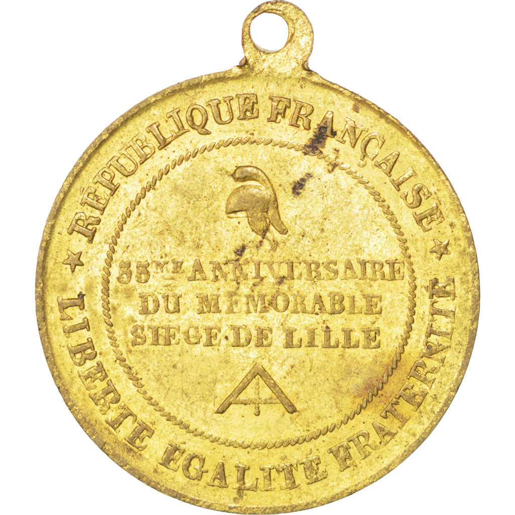 Francja, Medal, Druga Republika Francuska, 1848, AU(55-58), Miedź