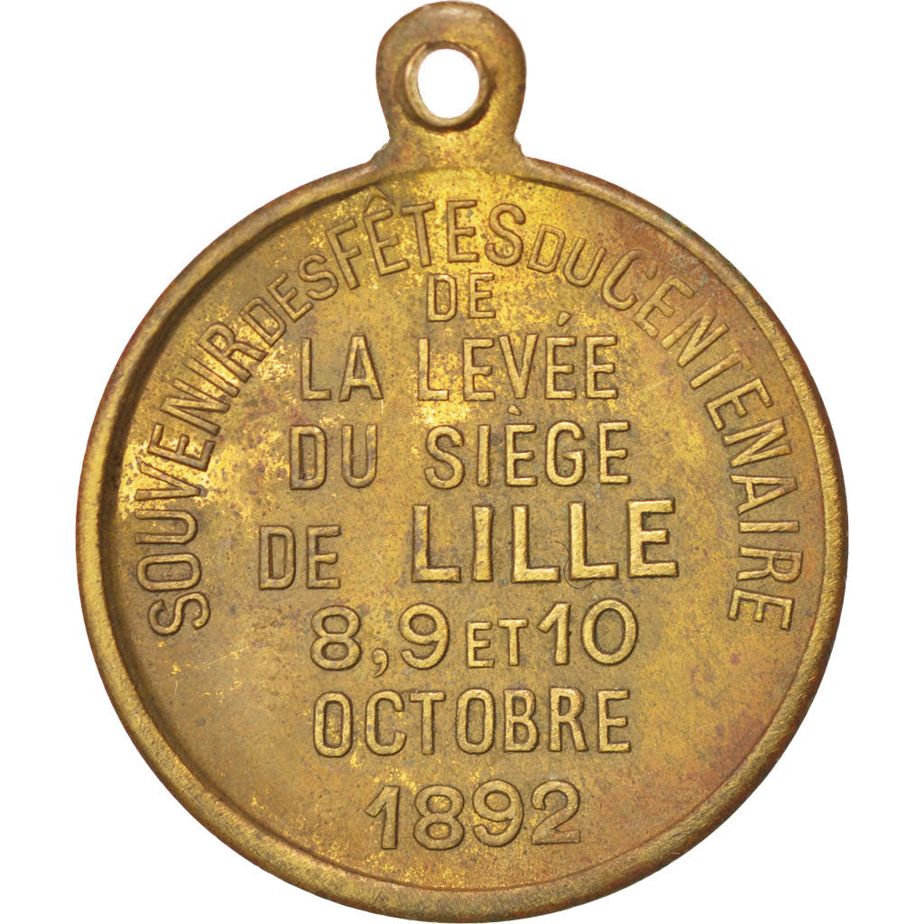 Francia, Medal, French Third Republic, 1892, MBC, Cobre