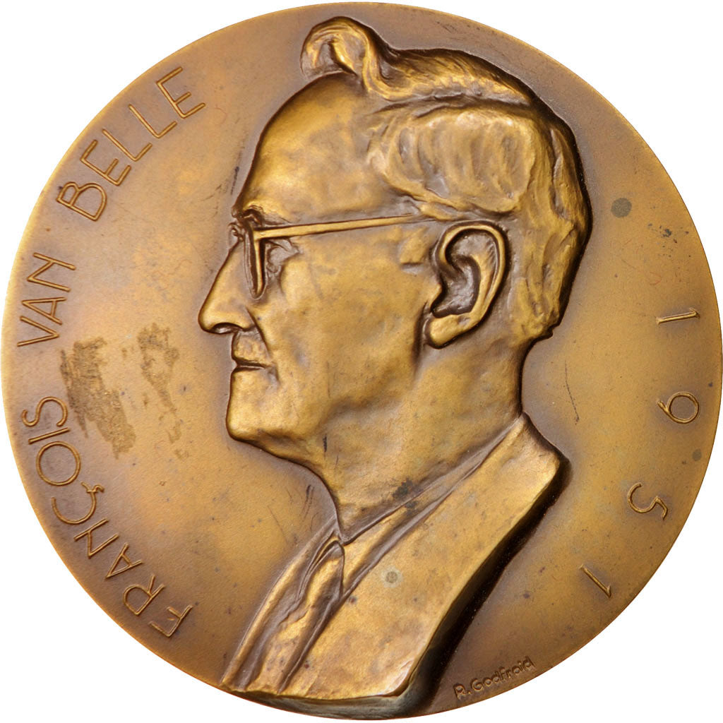 Belgio, Medal, Politics, Society, War, 1951, BB+, Bronzo