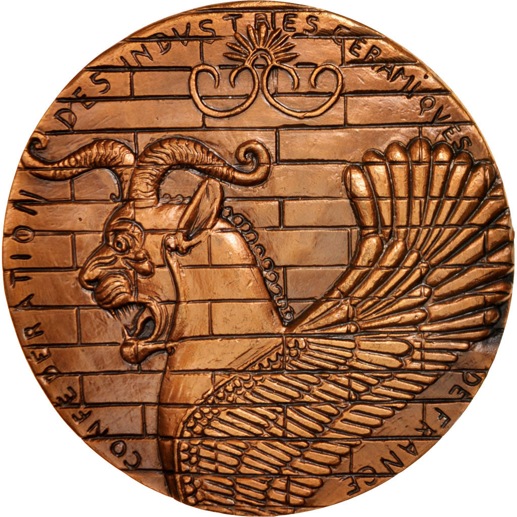 Francia, medalla, Confédération des Industries Céramiques de France, Arts &