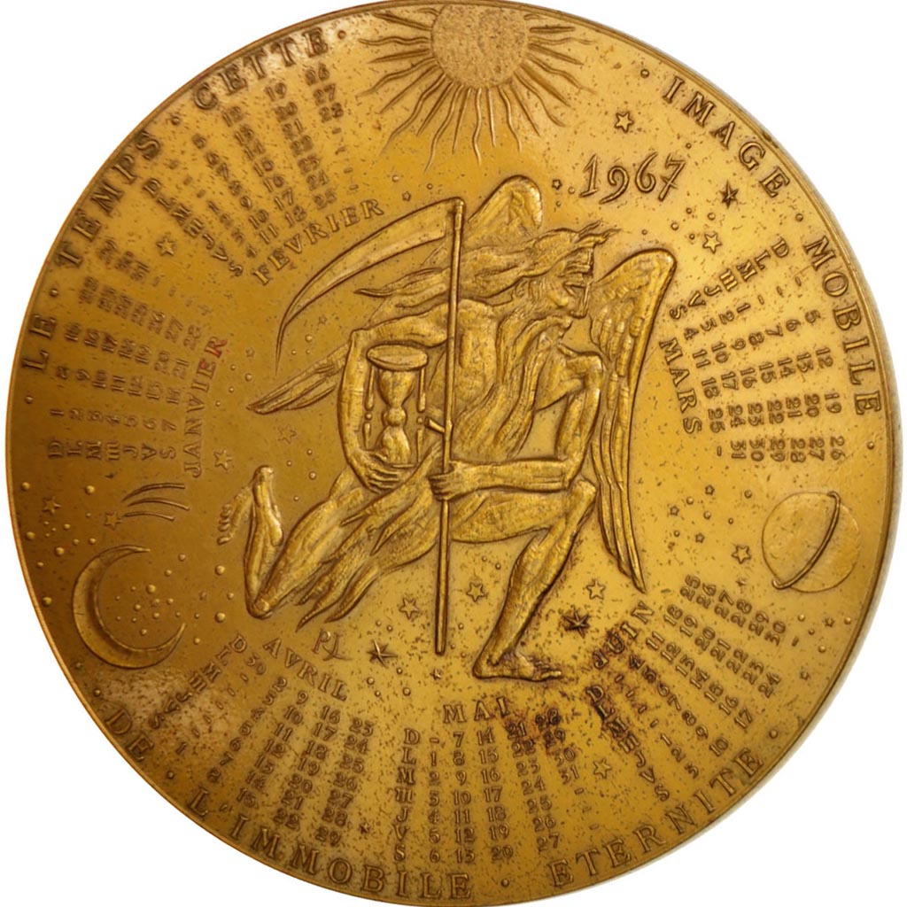 Francja, Medal, Piąta Republika Francuska, AU(50-53), Bronze