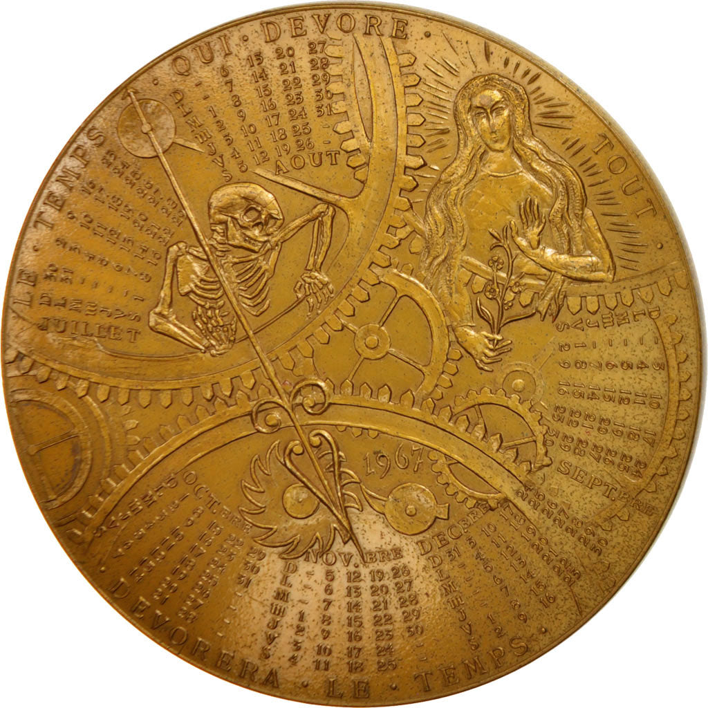 Francja, Medal, Piąta Republika Francuska, AU(50-53), Bronze