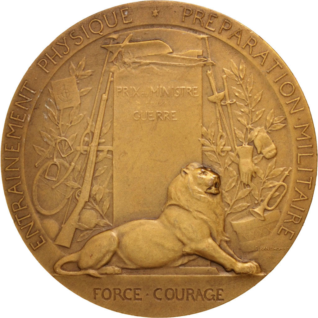 Francia, Medal, French Third Republic, Grandhomme, BB+, Bronzo