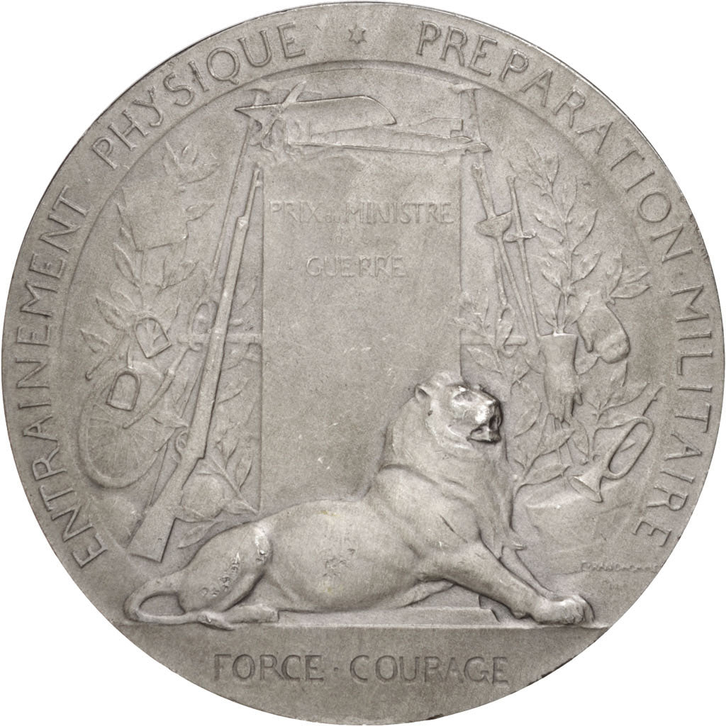 FRANCE, French Third Republic, Medal, AU(50-53), Grandhomme, Silver, 62.80