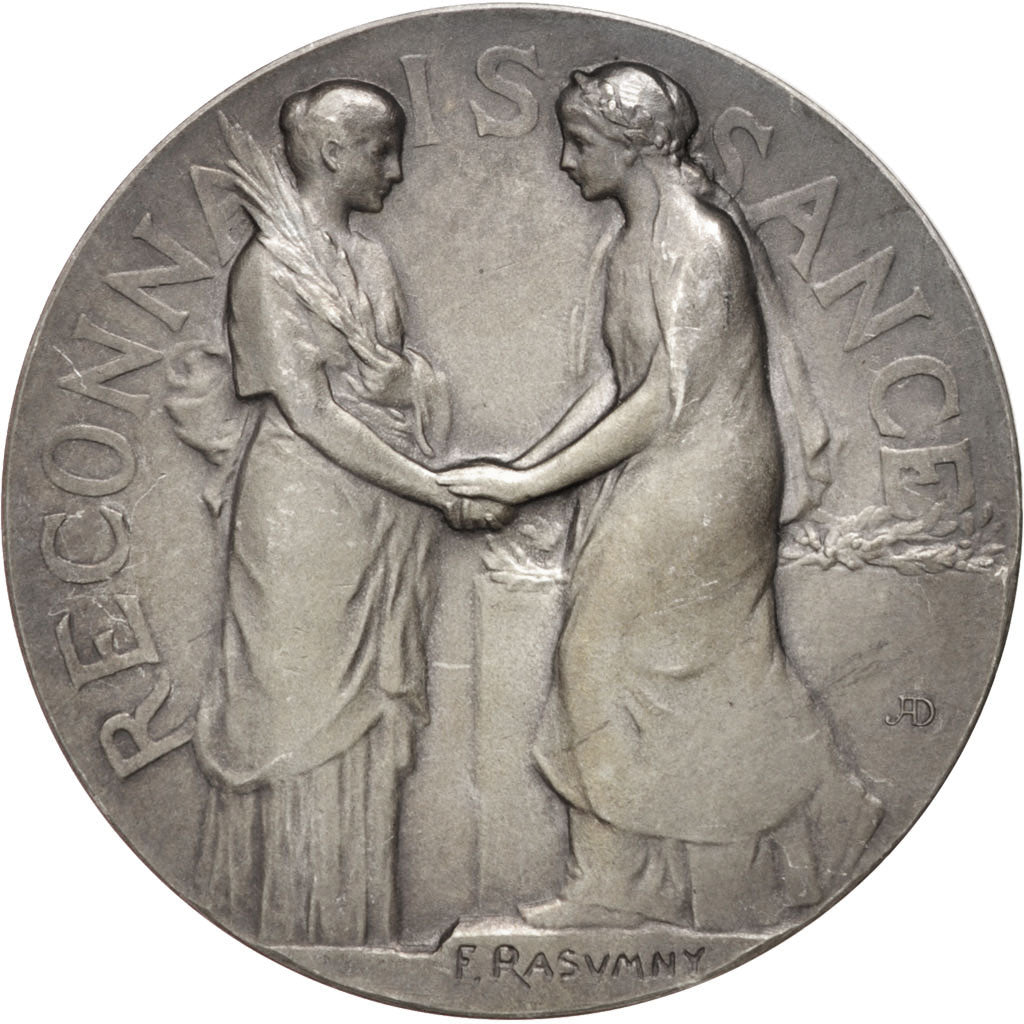 FRANCE, Politics, Society, War, French Third Republic, Medal, AU(55-58),...