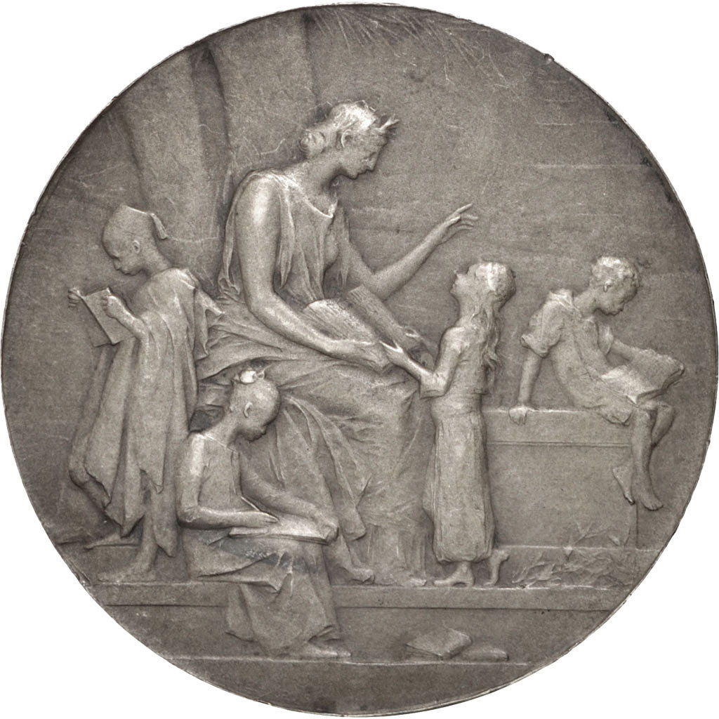 Francia, Medal, French Third Republic, Politics, Society, War, Dupuis.D, BB+,...