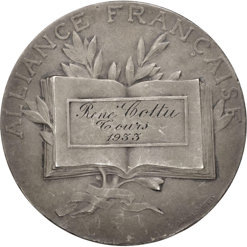 Francia, Medal, French Third Republic, Politics, Society, War, Dupuis.D, BB+,...
