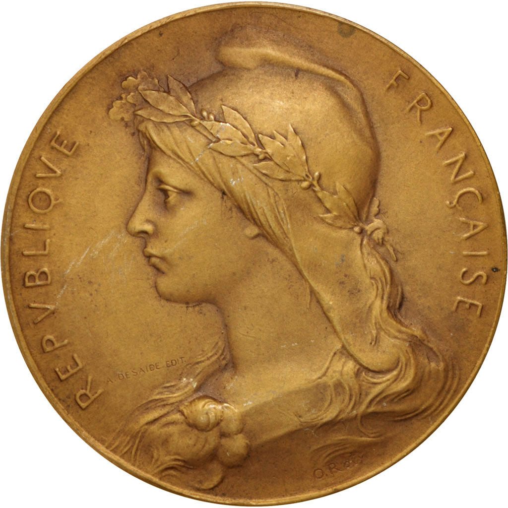 France, Medal, French Third Republic, Politics, Society, War, Roty, AU(50-53)