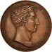 Francia, Medal, Louis XVIII, Arts & Culture, 1824, BB, Bronzo