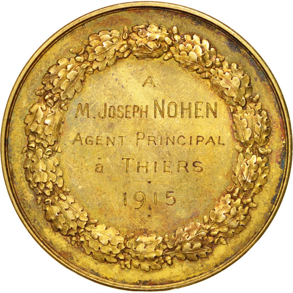 France, Medal, French Third Republic, Politics, Society, War, 1915, AU(50-53)