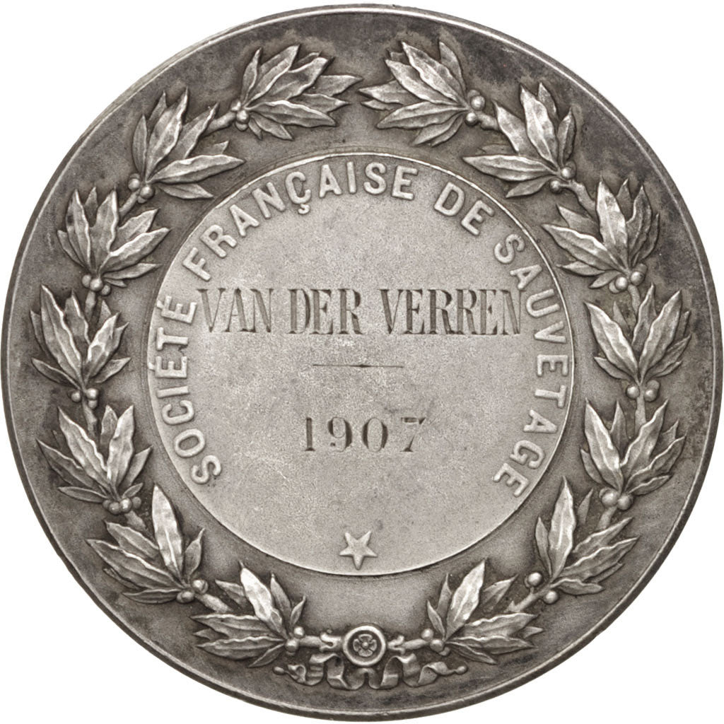 Francia, Medal, French Third Republic, Politics, Society, War, 1907, Oudiné,...