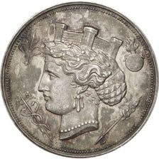 Francia, Medal, Second French Empire, Arts & Culture, 1866, BB+, Argento