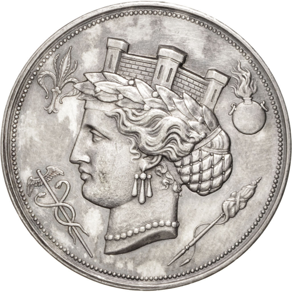 Frankrijk, Medal, Second French Empire, Arts & Culture, 1866, ZF+, Zilver