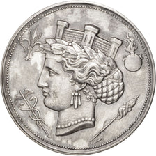 Frankrijk, Medal, Second French Empire, Arts & Culture, 1866, ZF+, Zilver