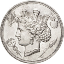 FRANCE, Arts & Culture, Second French Empire, Medal, 1866, AU(55-58), Silver,...