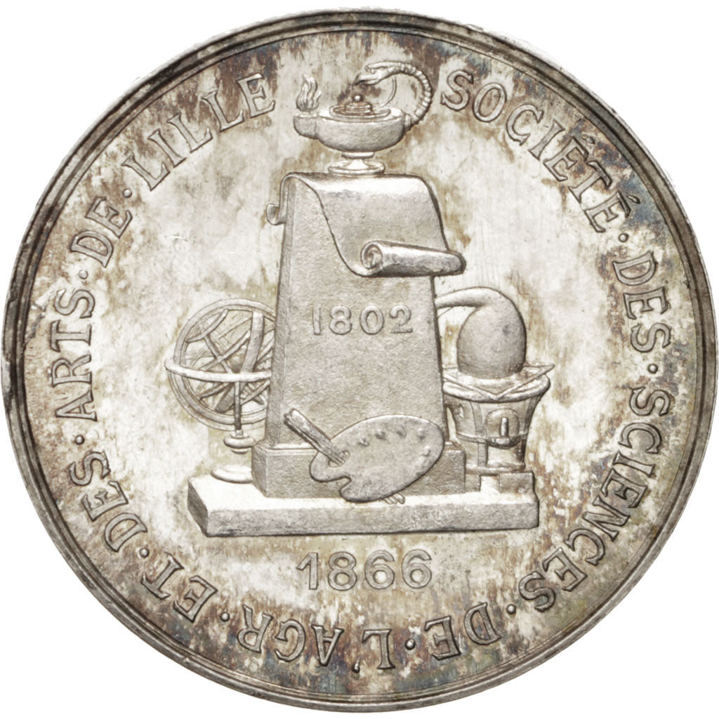 Frankrijk, Medal, Second French Empire, Politics, Society, War, 1866, PR+