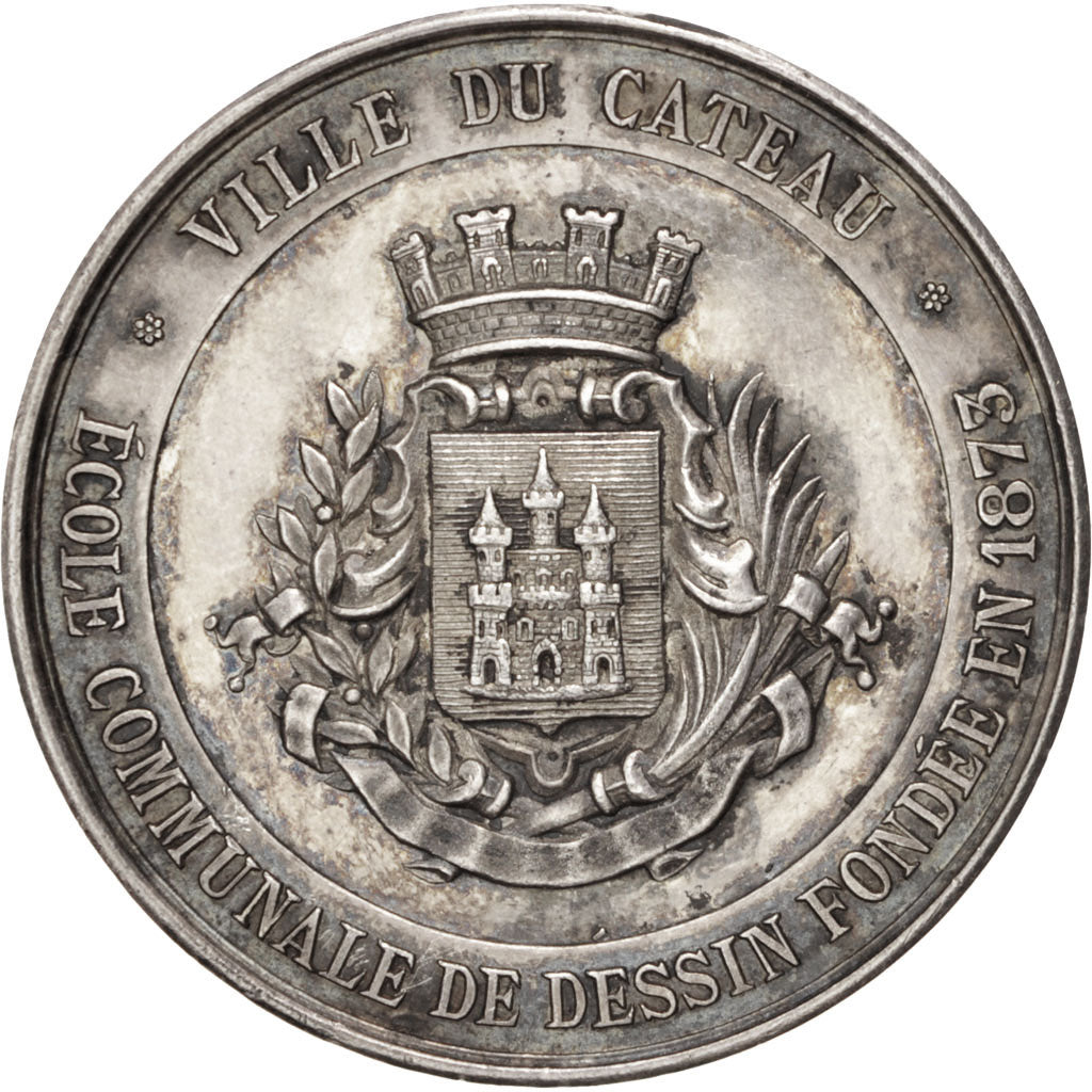 Francia, Medal, French Third Republic, Arts & Culture, EBC, Plata