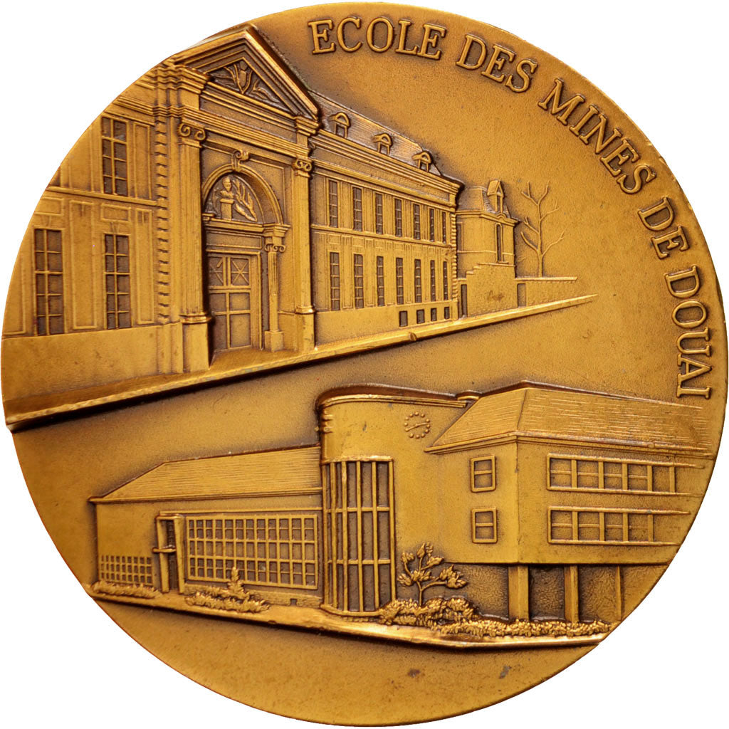 Francia, Medal, French Fifth Republic, Sciences & Technologies, 1986, BB+, Br...