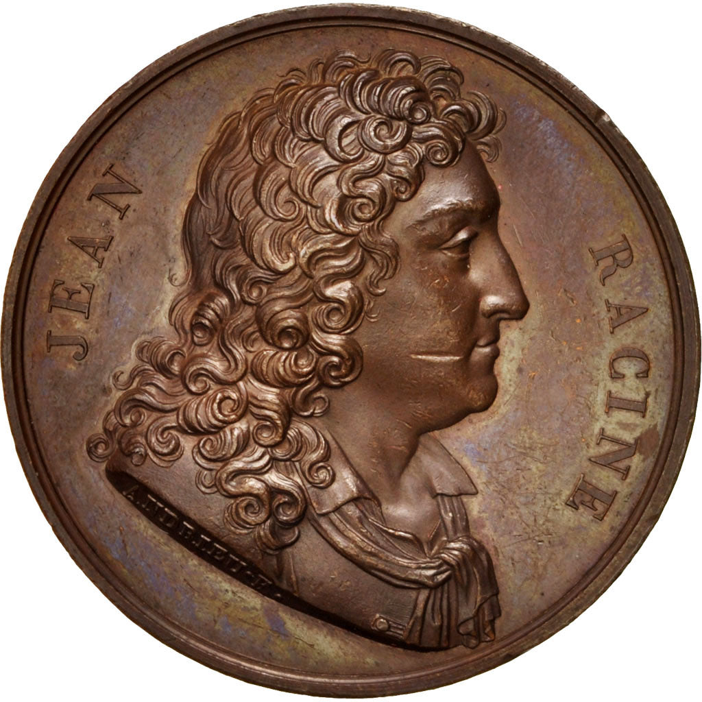 Francia, Medal, Louis XVIII, Arts & Culture, 1817, Andrieu, BB+, Bronzo