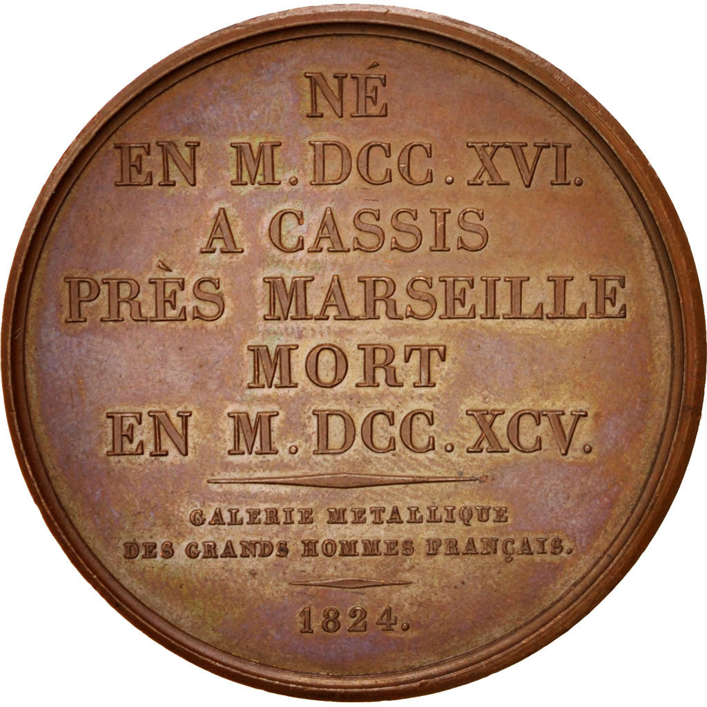 FRANCE, Religions & beliefs, Louis XVIII, Medal, 1824, AU(55-58), Gatteaux,...