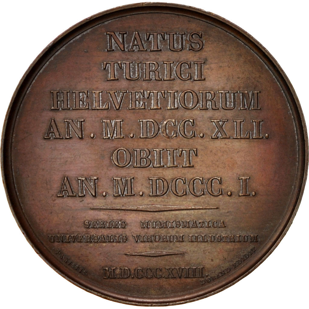 FRANCE, Sciences & Technologies, Louis XVIII, Medal, 1818, AU(50-53), Bronze,...