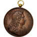 Francia, Medal, Louis XVIII, Arts & Culture, 1818, BB+, Bronzo