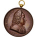 Francja, Medal, Ludwik XVIII, Sztuka i Kultura, 1816, Caunois, AU(55-58), Bronze