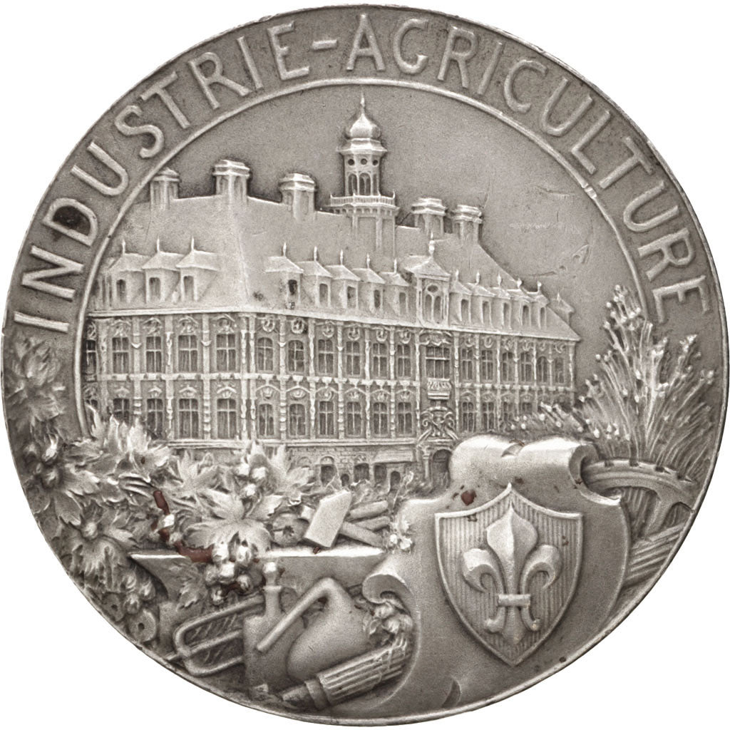 France, Medal, French Third Republic, Business & industry, Lefebvre, AU(50-53)
