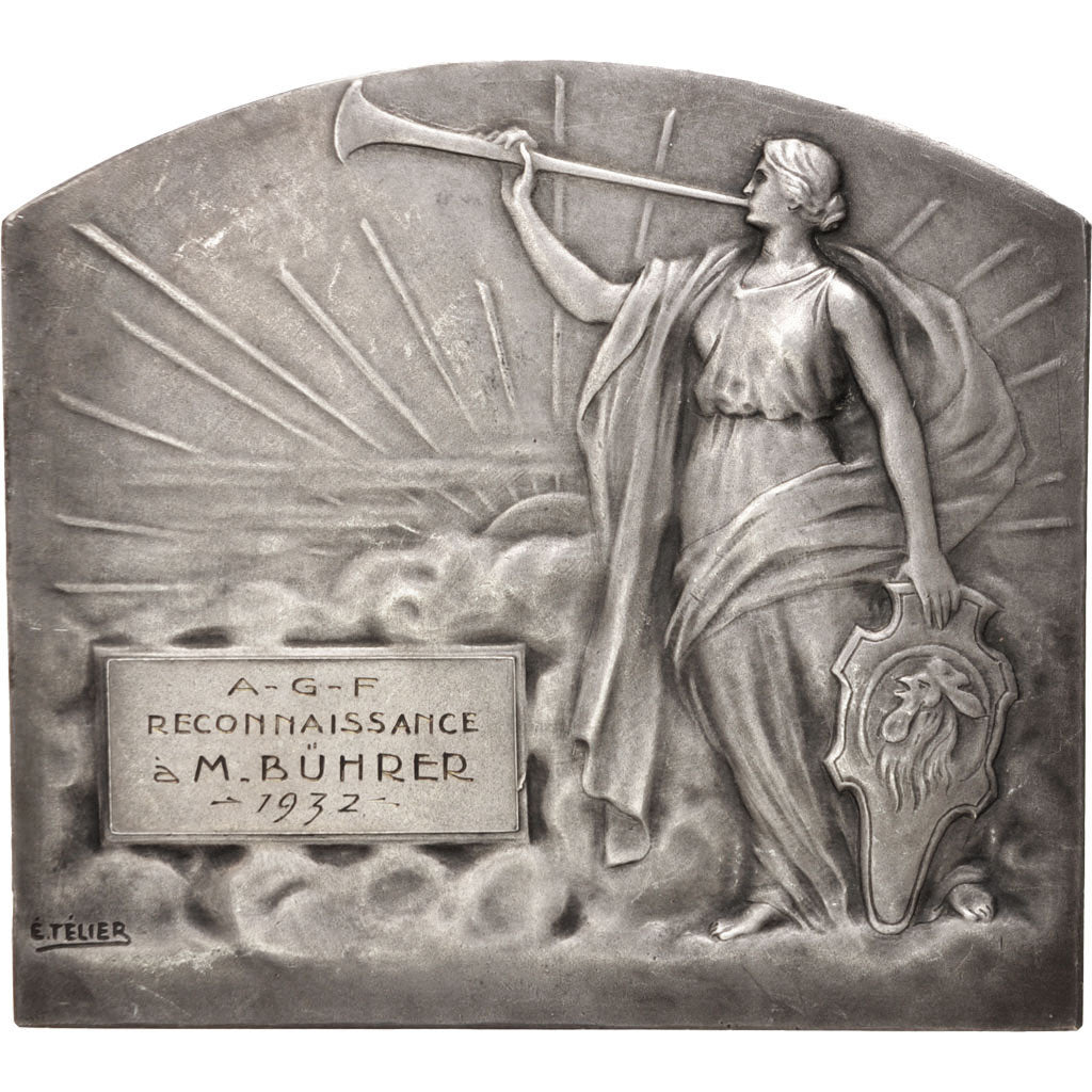 France, Medal, French Third Republic, Politics, Society, War, 1932, Rivet