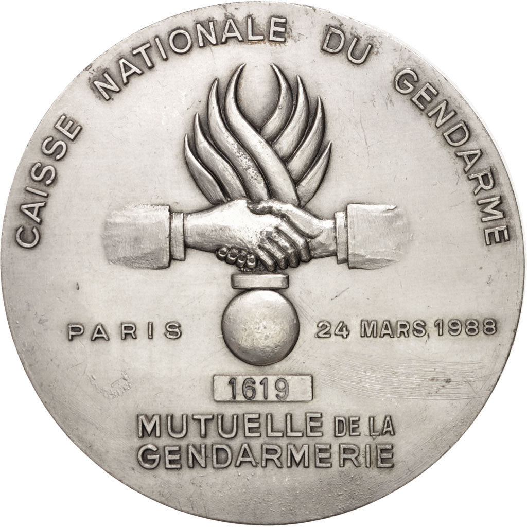 France, Medal, French Fifth Republic, Politics, Society, War, 1988, AU(50-53)