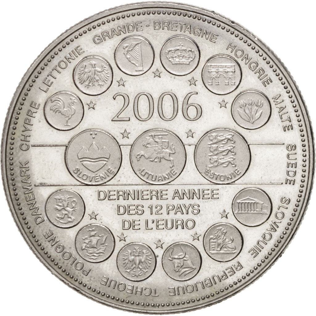 Francia, Medal, The Fifth Republic, History, BB, Nichel