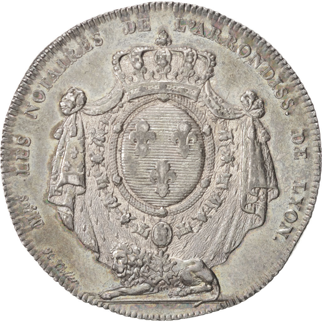 Francia, Token, Notary, 1805, MBC+, Plata, Lerouge:170