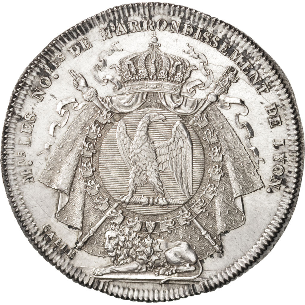 France, Notary, Token, 1805, AU(55-58), Silver, 31, Lerouge #168, 11.70