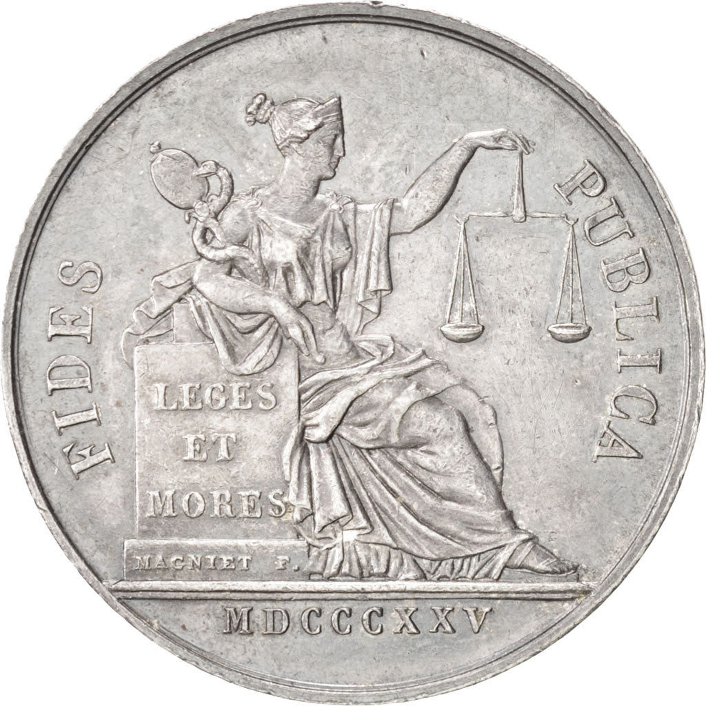 Francia, Token, Notary, 1825, SPL, Argento, 30, Lerouge:437