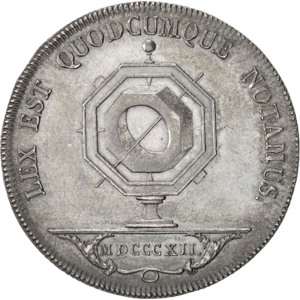 France, Medal, Notaires de l'Arrondissement de Montbrison, 1812, Silver