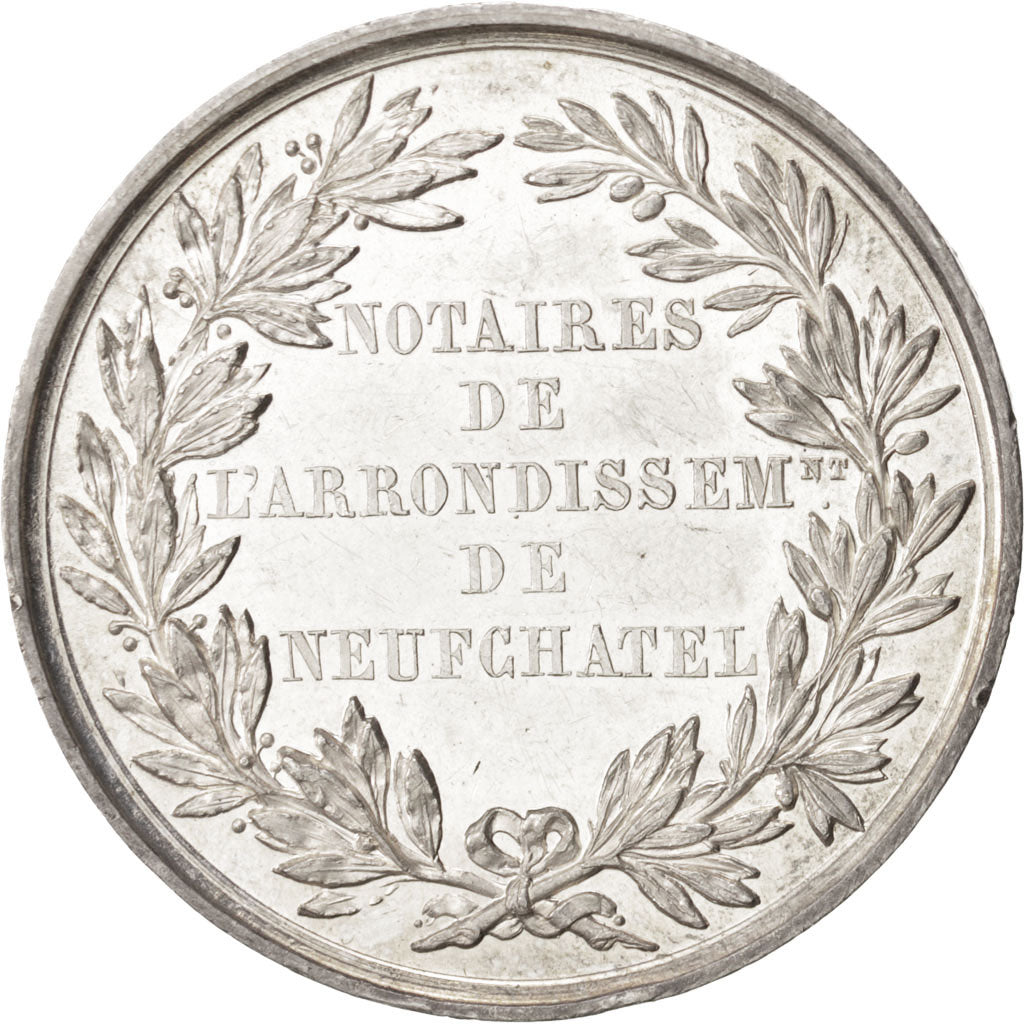 France, Token, Notary, AU(55-58), Silver, Lerouge:217