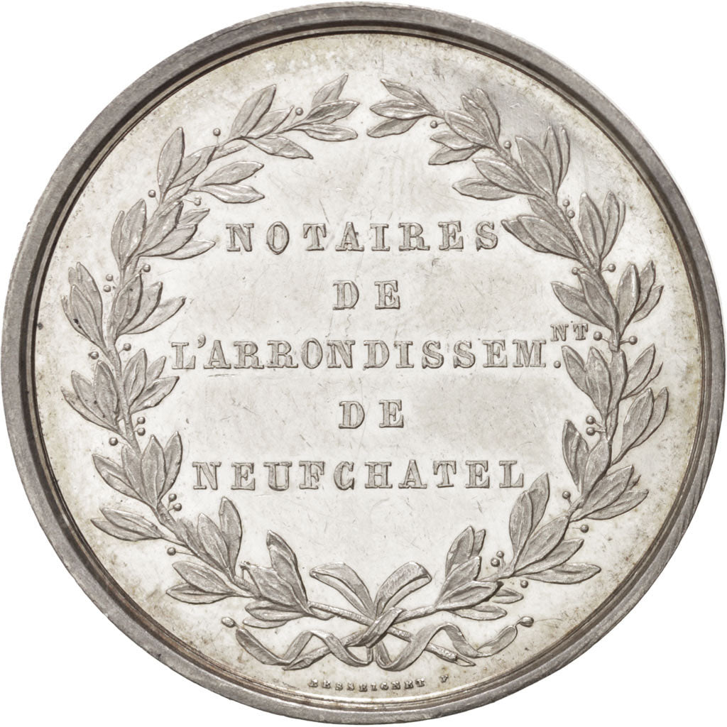 Francia, Token, Notary, SPL-, Argento, Lerouge:218