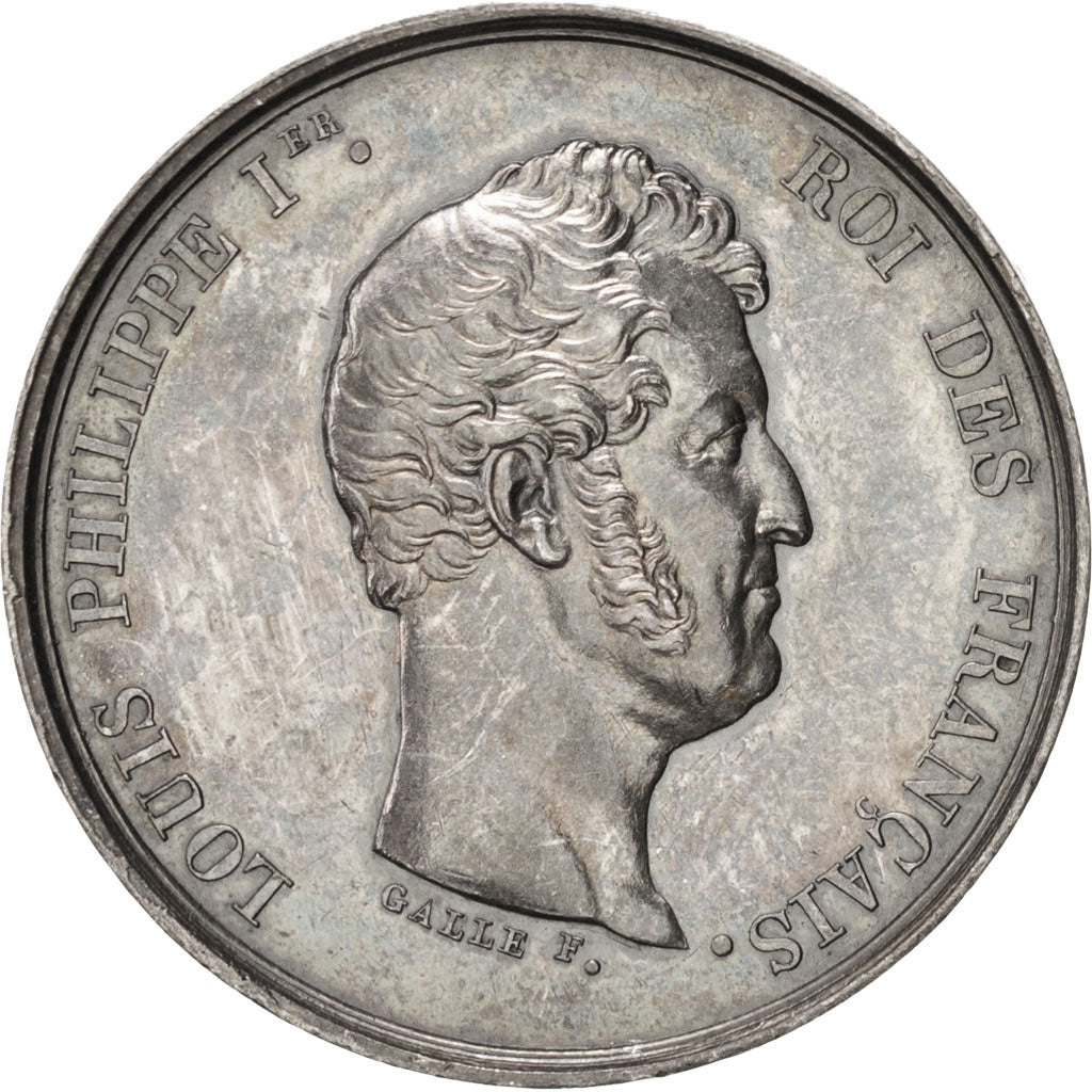 Francja, Token, Notariusz, 1831, MS(60-62), Srebro, Lerouge:154