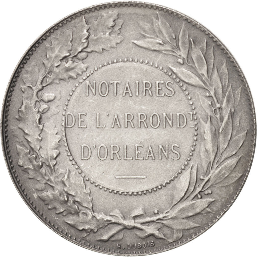 France, Token, Notary, Dupuis.D, AU(55-58), Silver, Lerouge:258 a