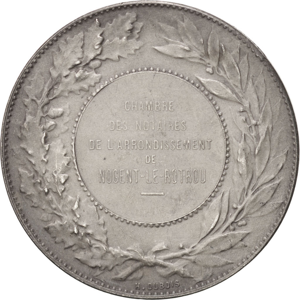 France, Notary, Token, EF(40-45), Dupuis.D, Silver, 32, Lerouge #manque., 15.20