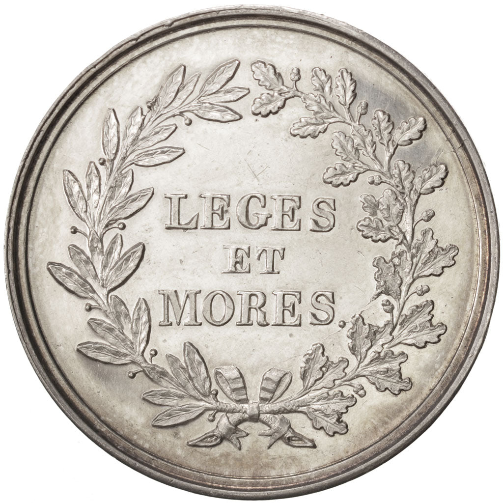 France, Token, Notary, Lefebvre, MS(60-62), Silver, Lerouge:341