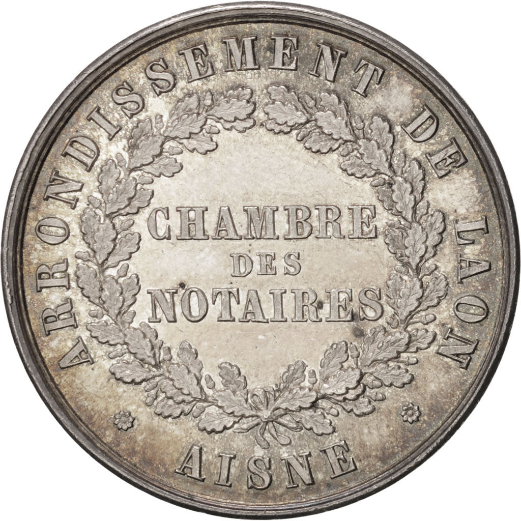 France, Jeton, Notary, SPL, Argent, Lerouge:158