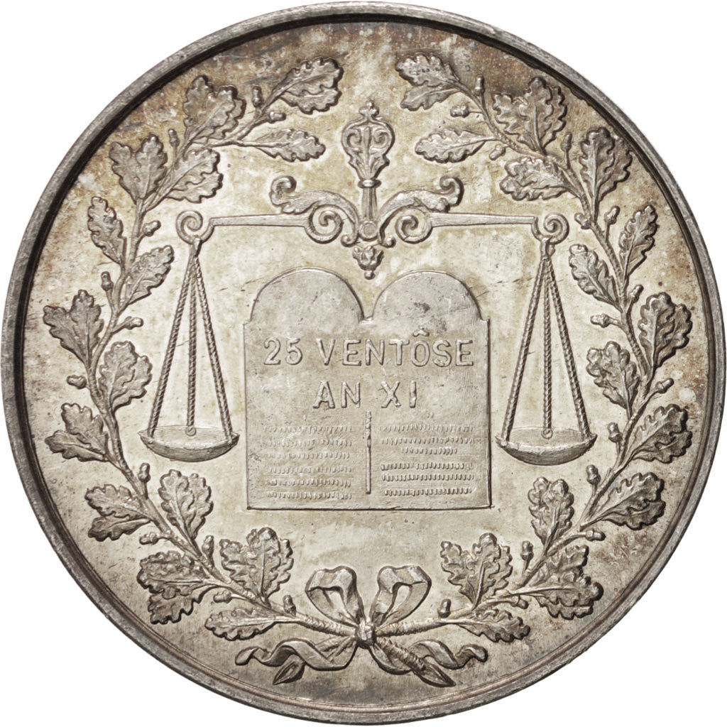 Francja, Token, Notariusz, AU(55-58), Srebro, Lerouge:377