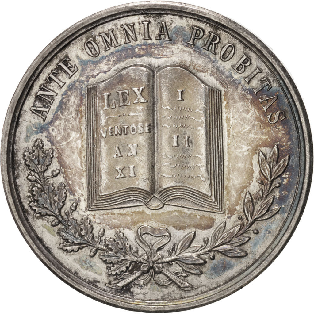 Frankrijk, Token, Notary, PR+, Zilver, Lerouge:350