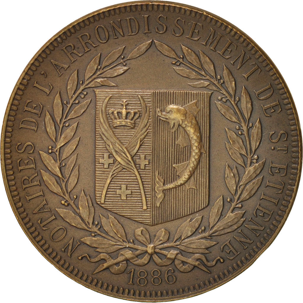 Francia, Token, Notary, SPL-, Bronzo, Lerouge:368