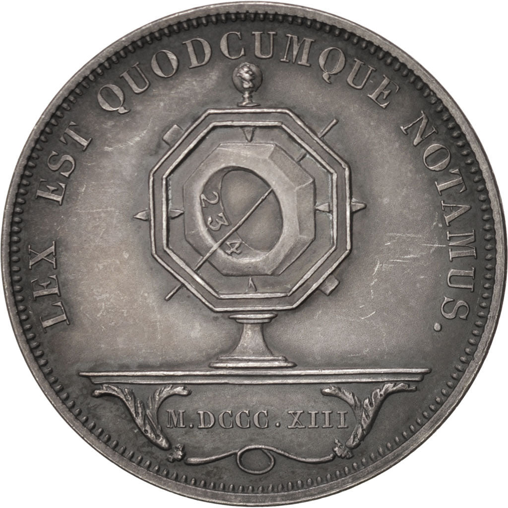 France, Token, Notary, AU(55-58), Silver, Lerouge:368