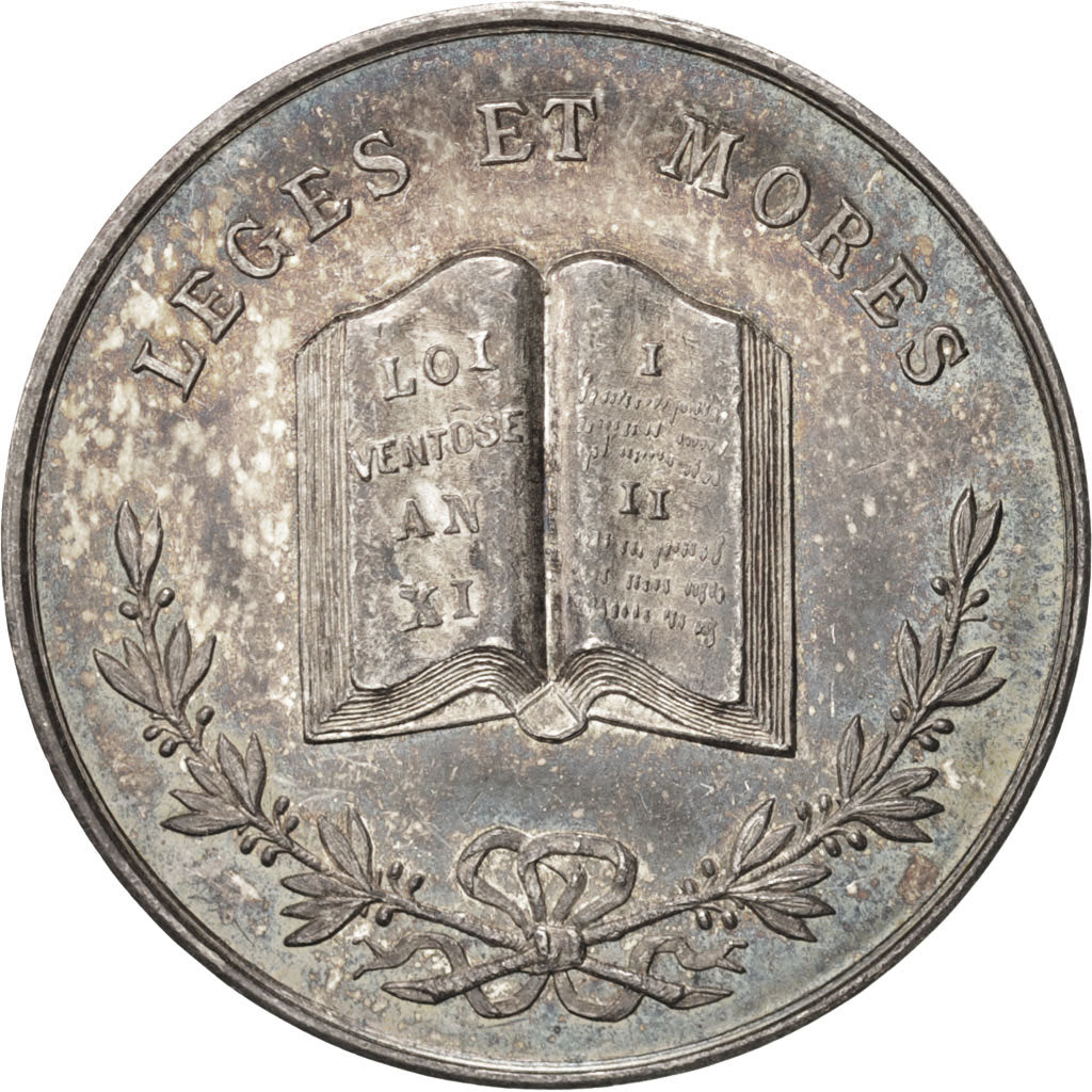 France, Token, Notary, AU(55-58), Silver, Lerouge:150